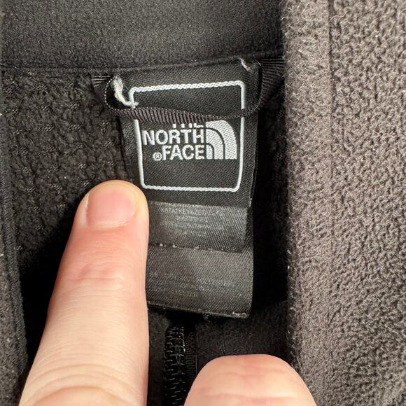 The North Face Full Zip Fleece Jacket Mens Large Black Stretch 3 Pocket - Picture 7 of 11